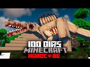 Sobreviví 100 días en un Apocalipsis de Dinosaurios en Minecraft Hardcore... (2)