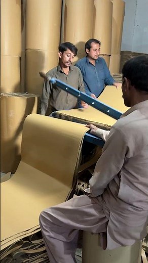 Inside the Factory: How Cardboard Cartons Are Produced #shortsvideos