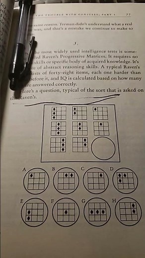 Raven's progressive matrices