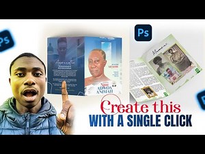 How to Design a Funeral Brochure in Photoshop | Step-by-Step