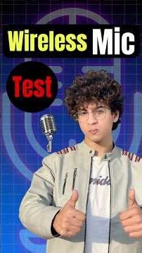 Live Wireless Mic Test | Voice Quality Review 😱