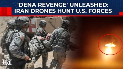 Mojtaba's Dena revenge unleashed: Iran drone swarm hits US base in Jordan, troops caught off guard