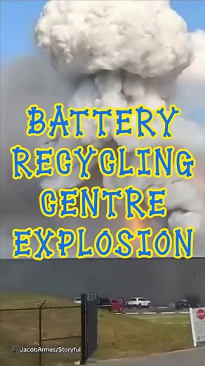 drones fpv and tech on Instagram: "Lithium battery recycling plant explodes in Missouri - #missouri #lithium #explosion #battery #lipobatteryfire #lipo #dronebatteries #drone"