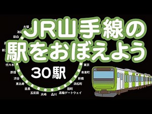 JR山手線の駅をおぼえよう！