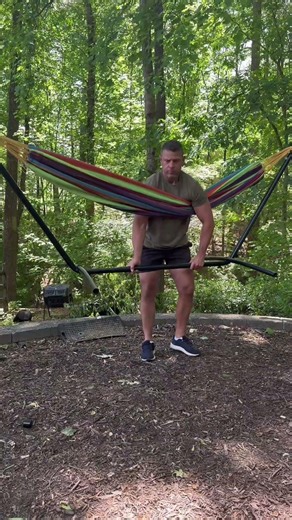 If you want an easy way to relax outside, this portable hammock is a great choice