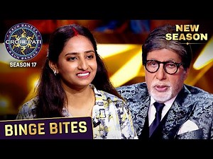 New Season | Kaun Banega Crorepati S17 | A powerful win for the woman on the hot seat | Binge Bites