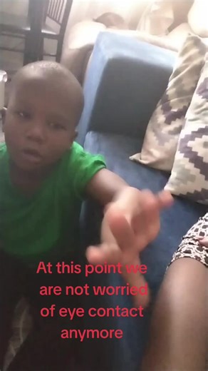 Watch til the end...and let me know whether you heard him say mum #autismawareness #nonverbalautism #trustingingod