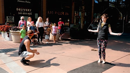 I paid strangers $1 per jump rope - it got intense