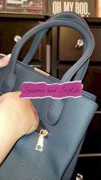 This Chic Handbag Is Your New Everyday Essential in the Dark Blue Color #amazonfinds