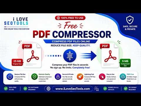 Free PDF Compressor – Compress PDF Files Online Without Losing Quality