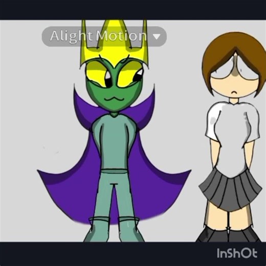 Emeli and Alien king #art #findthealien #roblox #edit #animation