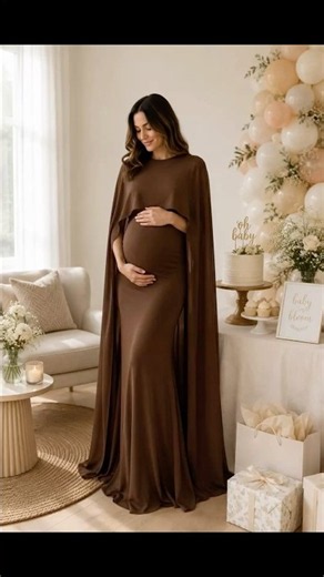 30+ Baby Shower Outfit Ideas | Beautiful Maternity Dresses| baby shower frocks designs