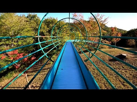 【4K60P】茨城最長 北山公園 ローラー滑り台 161m / 528ft Roller slide at Ibaraki Kitayama Park