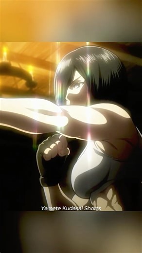 Mikasa is built different 💀🔥| AOT #anime #animeshorts #mikasa #animeedit #shorts