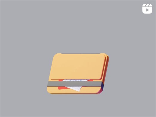 3D Wallet Animation