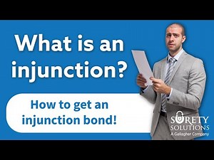 Court Injunctions & Injunction Bonds