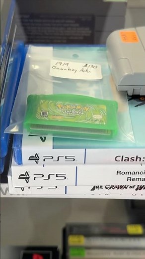 Pokémon Leaf Green GBA Find