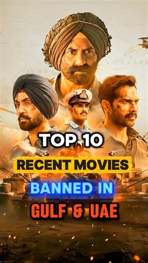 Top 10 Recent Movies Banned In Gulf & UAE 🔥🤯 #shorts