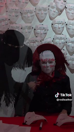 nobody was expecting this | Red Leather Bag