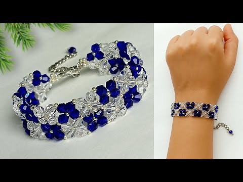 Easy bracelet making at home || bracelet making with beads || diy easy bracelet || bracelet design
