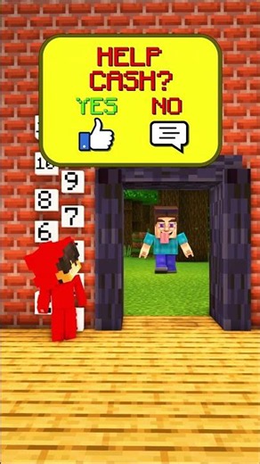 Escape the Monster 2! #minecraft #shorts