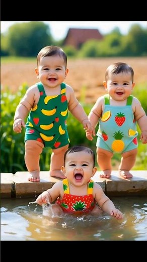Cute Babies Splash While Playing Near Water 😍💦 | Super Adorable Moments