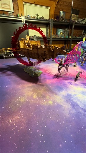 The airship is finished! 🎉🎉🎉 Thank you @Tower Rex🪵🍀 for making such a cool model #dnd #dungeonsanddragons #dungeonmaster #dndminiatures