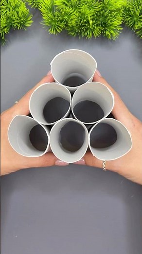 Easy DIY Decor Using Paper Rolls | Fun Recycling Craft Idea! #easydecor #diy #asmr