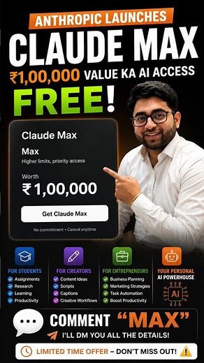 Anthropic Just Made Claude Max FREE (Most People Don't Know This)#claude #ai