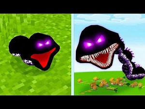 I TURNED INTO THE STRONGEST HUNGRY WORM IN MINECRAFT!!