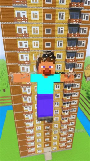 Steve Grows Bigger… Until the Tower Breaks! 🏰🔥