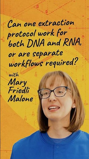 Can one extraction protocol work for both DNA and RNA, or are separate workflows required?