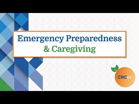Emergency Preparedness & Caregiving