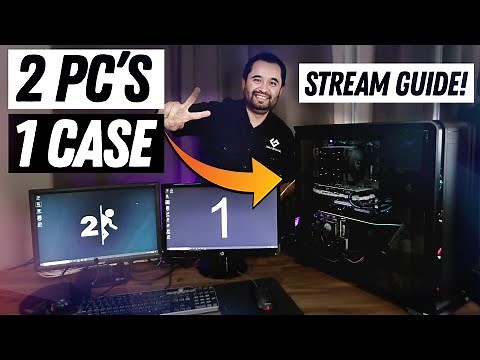 TWO PCs, ONE CASE!? - 2 PC Streaming IN ONE