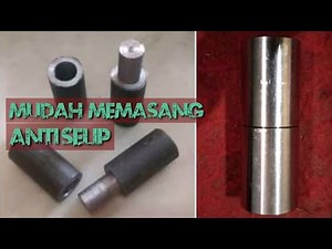 How to install lathe hinges / iron folding door hinges / minimalist iron fence hinges (DIY)