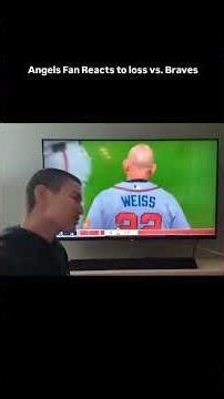 Angels Fan Reacts to Crazy Brawl loss vs. Braves! Benches Clear #mlb #braves #angels #baseball