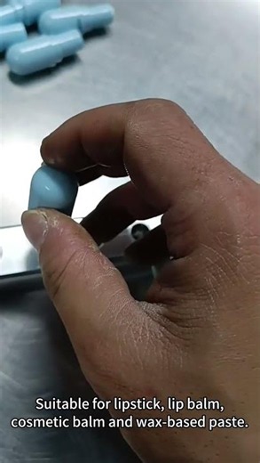 Manual Lipstick Lip Balm Heating Mixing Filling Machine Test