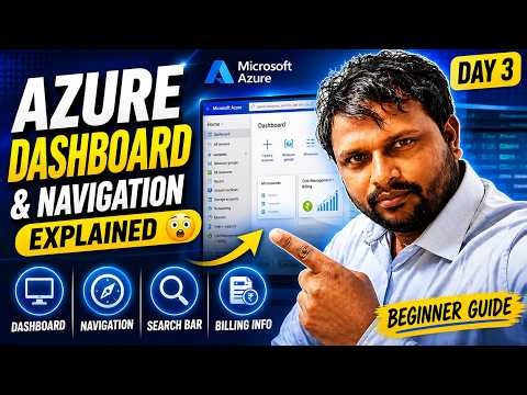 Azure Dashboard & Navigation Explained 😲 | Beginner Guide | Day 3