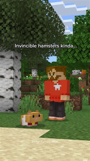 Starfish Studios on Instagram: "Well…kinda. Hamsters Add-On is now available on the Minecraft Marketplace!🐹 Follow @starfishstudiosinc for updates! 🏷️ #minecraft #minecraftdaily #minecraftdesign #minecraftinspiration #minecraftcreations #starfishstudios #hamsterplus #bedrock #addon #hamsters"