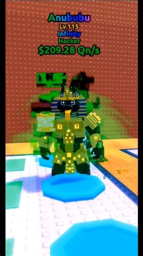 Anububu Infinity Hacker 😱 #roblox #carloplaysrbx #brainrot