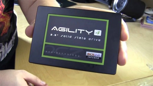 OCZ Agility 4 256GB solid state drive unboxing & overview