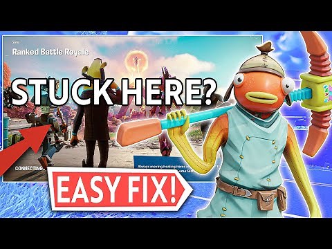 How to Fix Fortnite Stuck on the Connecting Screen While Loading in a Match in Consoles