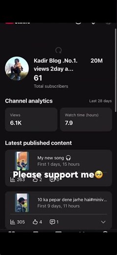 PLEASE GUYS SUPPORT ME 🥹