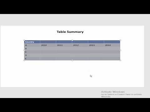 How to Delete or Remove Row and Columns in Powerpoint Table 2017