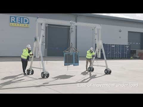 REID Lifting - PORTA GANTRY Load Bearing Pneumatic Castor Gantry | Key Features