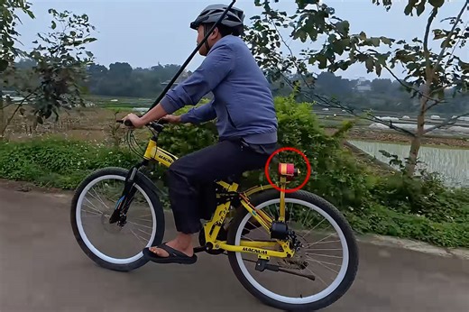 Homemade Electric Jet Bicycle Comes Equipped with Ducted Fans