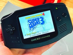 BLACKOUT Custom Gameboy Advance W/ GBA Backlit IPS Screen, Enhanced Audio   Upgrades Available!! - Etsy