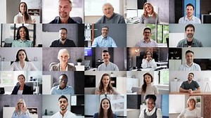 Online Video Conference Meeting Group Call Stock Footage Video (100% Royalty-free) 3479193933 | Shutterstock