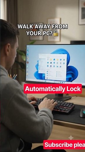 How to Automatically Lock Windows 11 When You Walk Away! 🔒 #ShortsThe Secret Windows 11 #autohinges