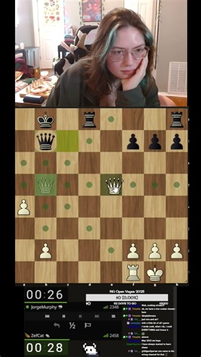 Qd3 was very deliberate 🧮 #chess